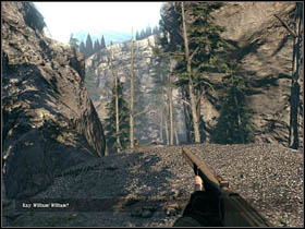 During the first task for Ray, in a place where the first wagon will be attacked (after disappearing) your companions will run away to the nearest forest - Chapter X - Brothers - Call of Juarez: Bound in Blood - Game Guide and Walkthrough