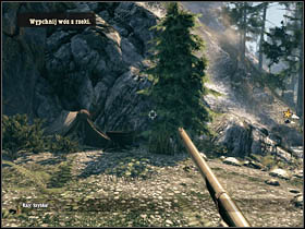 The second one is located in the chest, next to the small tent, nearby the waterfall in a place where one of the wagons get stuck in the river - Chapter X - Secrets - Call of Juarez: Bound in Blood - Game Guide and Walkthrough