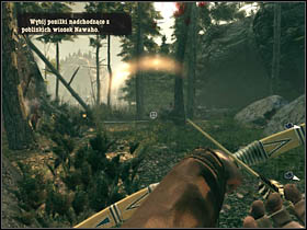 At the end of the path you will enter a forest - Chapter XI - Walkthrough - part 2 - Call of Juarez: Bound in Blood - Game Guide and Walkthrough