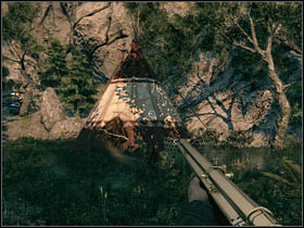The last but one item is located also next the wigwam, but not in the middle of the battlefield - Chapter XII - Secrets - Call of Juarez: Bound in Blood - Game Guide and Walkthrough