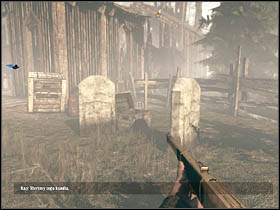 The last scroll is hidden in the chest next to the church at the end of the chapter - Chapter XIII - Secrets - Call of Juarez: Bound in Blood - Game Guide and Walkthrough