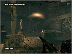 The third secret is in a chest in a room without a roof with many tables (in a corner) - Chapter XIV - Secrets - Ray - Call of Juarez: Bound in Blood - Game Guide and Walkthrough