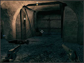 The next one is located nearby the previous one, in much bigger room with some columns and with big metal gate (next to it) - Chapter XIV - Secrets - Ray - Call of Juarez: Bound in Blood - Game Guide and Walkthrough