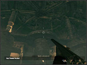 After killing first opponents a short scene will be automatically triggered and the whole room will start to cover with sand - Chapter XV - Walkthrough - Call of Juarez: Bound in Blood - Game Guide and Walkthrough