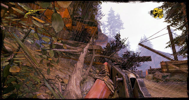 Climb that tree - Episode 4 - Nuggets of Truth (Secrets) - Call of Juarez: Gunslinger - Game Guide and Walkthrough