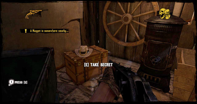 The Nugget of Truth inside the blacksmith's house - Episode 6 - Nuggets of Truth (Secrets) - Call of Juarez: Gunslinger - Game Guide and Walkthrough