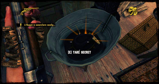 The Nugget in the bucket - Episode 8 - Nuggets of Truth (Secrets) - Call of Juarez: Gunslinger - Game Guide and Walkthrough