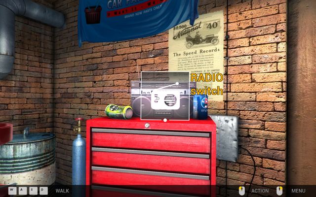 The last thing worth mentioning - even if the least useful actually - is radio which allows us to change the type of music played in the background anytime - First garage - Garage walks - Car Mechanic Simulator 2014 - Game Guide and Walkthrough