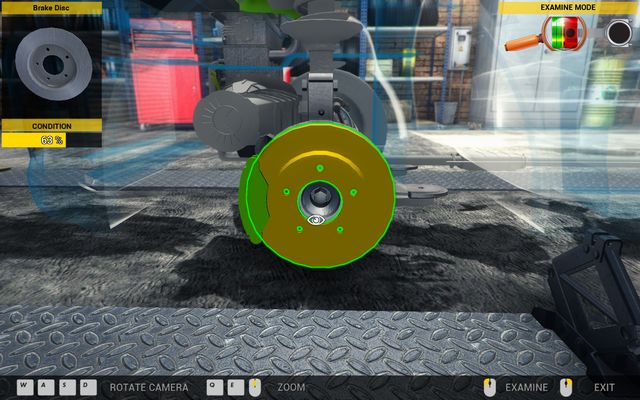 In this case brake disc still can be exploited. - Order 1 - Genesis Town - Orders - First garage - Car Mechanic Simulator 2014 - Game Guide and Walkthrough