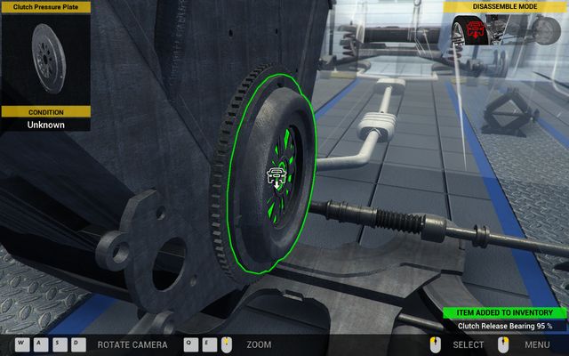 Elements of the clutch are difficult to reach. - Order 38 - Olsen Grand - Orders - Second garage - Car Mechanic Simulator 2014 - Game Guide and Walkthrough