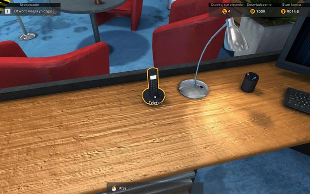 Phone is used for picking orders - Virtual walk through the garage - Car Mechanic Simulator 2015 - Game Guide and Walkthrough
