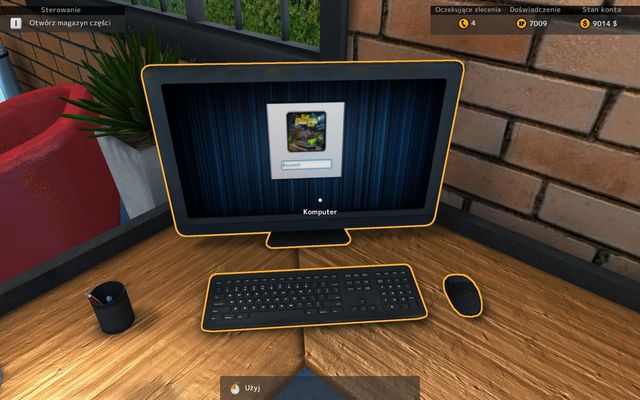 Computer can be used for buying various car parts: including inside components, car paint and rims - Virtual walk through the garage - Car Mechanic Simulator 2015 - Game Guide and Walkthrough