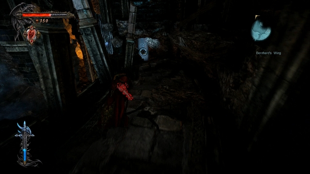 Pain Box containing a Void Gem at the end of a passageway. - Mission 1 - Bioquimek Corporation - The Main Campaign - walkthrough - Castlevania: Lords of Shadow 2 - Game Guide and Walkthrough