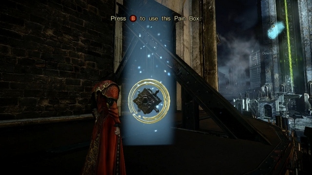 A Pain Box on the roof of a building you have to enter. - Mission 3 - The Antidote - The Main Campaign - walkthrough - Castlevania: Lords of Shadow 2 - Game Guide and Walkthrough
