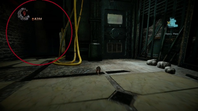 The red marker indicates the location of a Shadow Portal. - Mission 6 - The Antidote II - The Main Campaign - walkthrough - Castlevania: Lords of Shadow 2 - Game Guide and Walkthrough