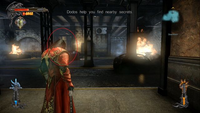 The red marker indicates the location of collectibles. - Mission 8 - The Hooded Man - The Main Campaign - walkthrough - Castlevania: Lords of Shadow 2 - Game Guide and Walkthrough