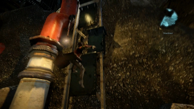 Handhold to climb up is located near a big, red pipe. - Mission 8 - The Hooded Man - The Main Campaign - walkthrough - Castlevania: Lords of Shadow 2 - Game Guide and Walkthrough