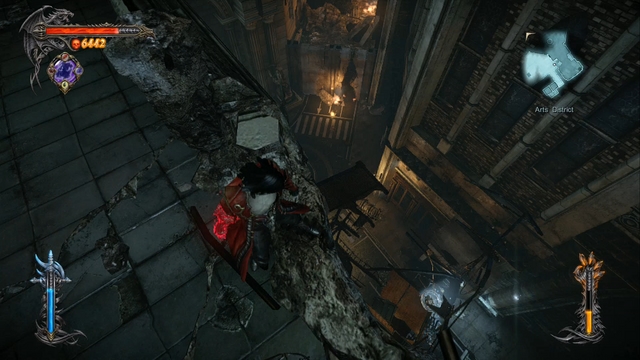 A Pain Box visible from the roof of the building. - Mission 8 - The Hooded Man - The Main Campaign - walkthrough - Castlevania: Lords of Shadow 2 - Game Guide and Walkthrough