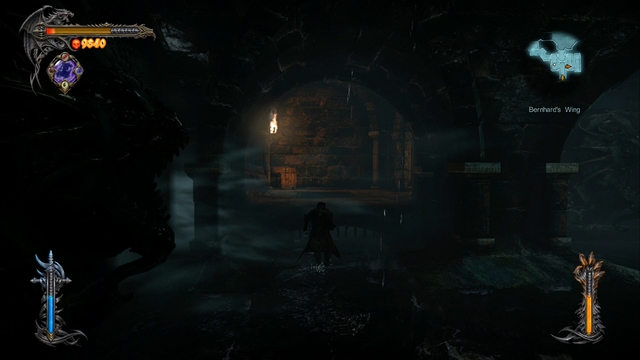 A tunnel leading to a keyhole for a Dungeon Key. - Mission 7 - Pieces of a Mirror - Piles of Sacrifice and Dungeon Keys - First pass - Castlevania: Lords of Shadow 2 - Game Guide and Walkthrough