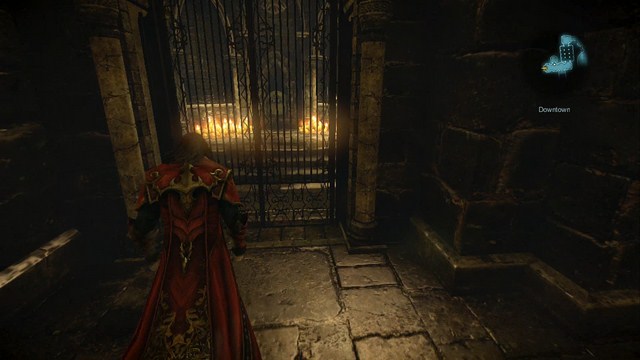 Behind this gate, theres a keyhole for a Dungeon Key. - Mission 10 - The Mirror of Fate - Piles of Sacrifice and Dungeon Keys - First pass - Castlevania: Lords of Shadow 2 - Game Guide and Walkthrough