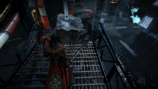 Pain Box on a stone slope. - Downtown - Collectibles - second pass - Castlevania: Lords of Shadow 2 - Game Guide and Walkthrough