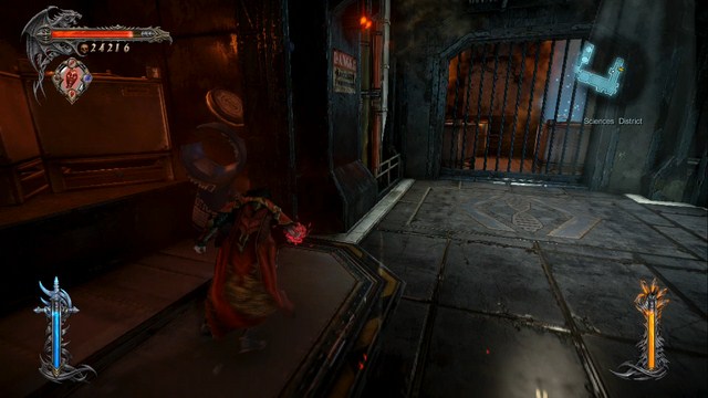 The first Pain Box youve found in the game. - Sciences District - Collectibles - second pass - Castlevania: Lords of Shadow 2 - Game Guide and Walkthrough