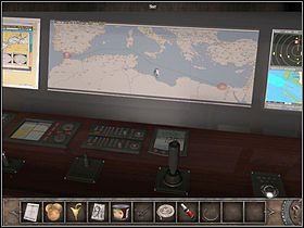 Go back to the bridge and take a look at the control panel (zoom) - Walkthrough - Yacht cruise - Cairo - Chronicles of Mystery: The Tree of Life - Game Guide and Walkthrough