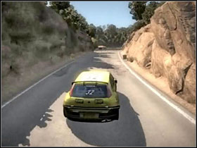 Tight gap on the same track. - Spain - Tracks - Colin McRae: DIRT - Game Guide and Walkthrough