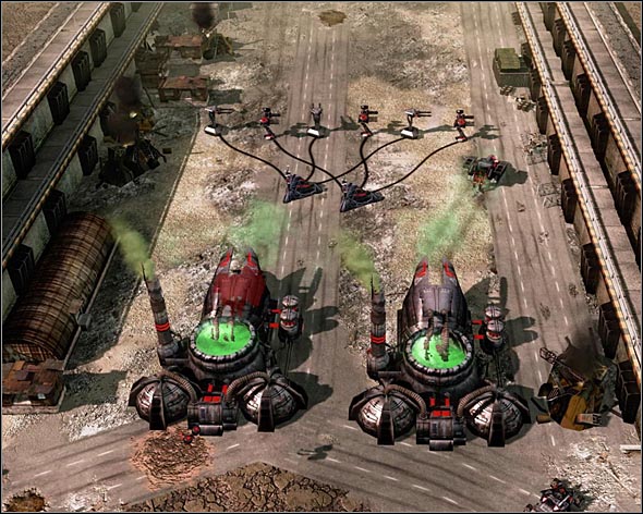 If you secure your base early on you should be able to roam the map freely without bothering yourself with pushing away enemy attacks. - The Rio Insurrection - Act 1 - Command & Conquer 3: Kanes Wrath - Game Guide and Walkthrough
