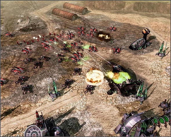 Once the enemy Construction Yard is down, the Splinter Faction will surrender. - The Rio Insurrection - Act 1 - Command & Conquer 3: Kanes Wrath - Game Guide and Walkthrough