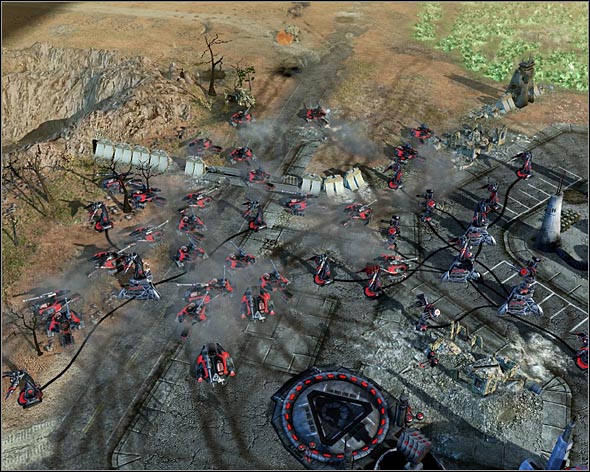 With such defenses the GDI wont be able to break the perimeter. - What is Rightfully Ours - Act 1 - Command & Conquer 3: Kanes Wrath - Game Guide and Walkthrough