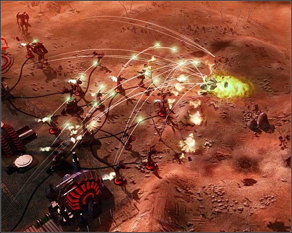 Not a fly gets through these SAM defenses. - A Grand Gesture - Act 1 - Command & Conquer 3: Kanes Wrath - Game Guide and Walkthrough