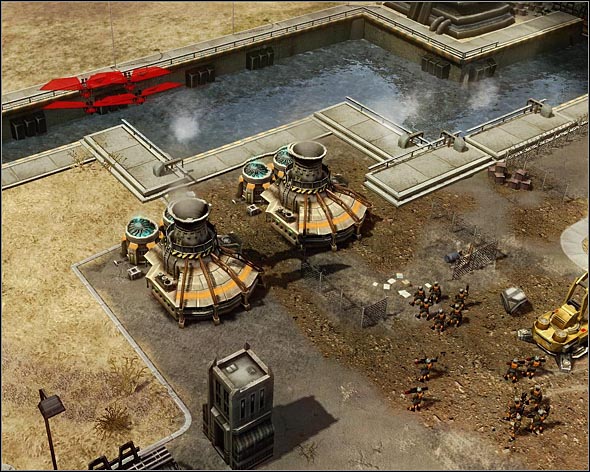Shadow team should get to the power plants unnoticed. - Keys to the Kingdom - Act 2 - Command & Conquer 3: Kanes Wrath - Game Guide and Walkthrough