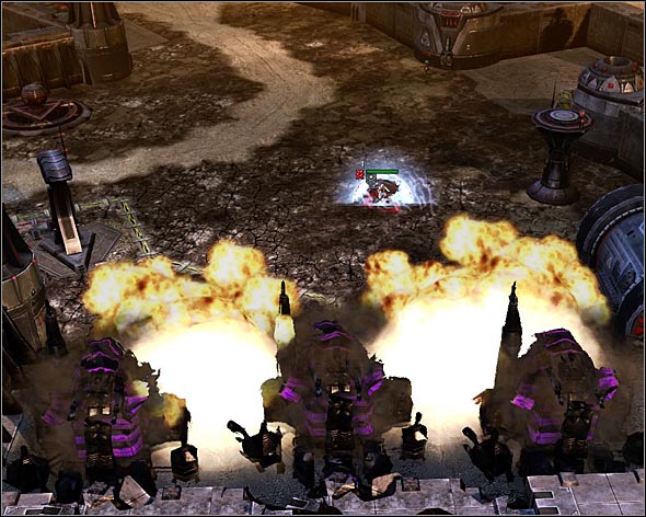 Once the power plants are down the Obelisks of Light will cease to be a threat. - The Betrayal of Kilian Qatar - Act 2 - Command & Conquer 3: Kanes Wrath - Game Guide and Walkthrough