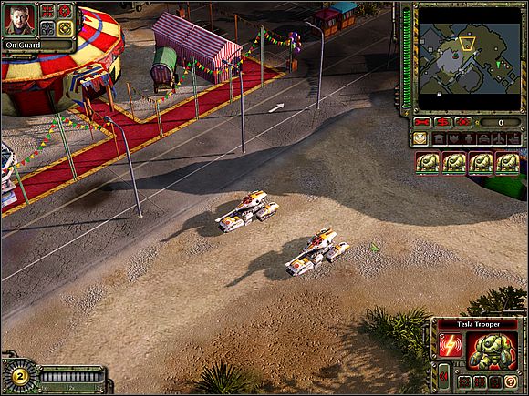 Before you move farther, stop your armies and order one of Sickle vehicles to leap to the pocket being in a north-western part of the map [9] - Soviets - Krasna-45 - part 2 - Soviets - Command & Conquer: Red Alert 3 - Game Guide and Walkthrough