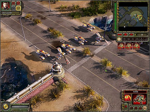 Right behind the tanks you will find boxes to repair units - Soviets - Krasna-45 - part 3 - Soviets - Command & Conquer: Red Alert 3 - Game Guide and Walkthrough
