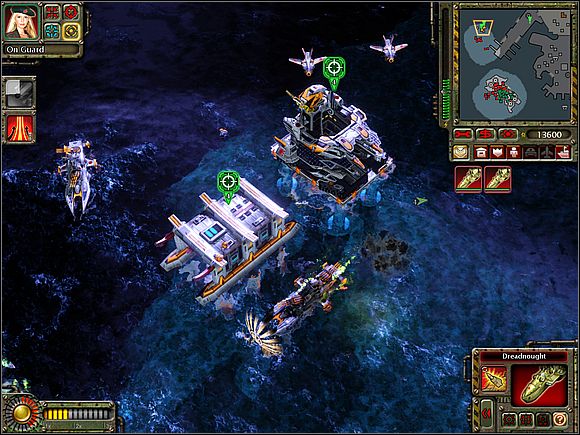 Dreadnoughts will help you to destroy Japanese installations. - Soviets - Vladivostok - part 3 - Soviets - Command & Conquer: Red Alert 3 - Game Guide and Walkthrough