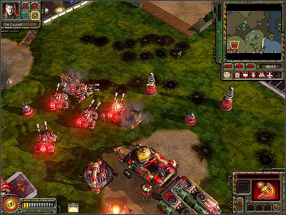 Tesla, anti air guns and a few tanks based defense are extremely effective. - Soviets - Mt. Fuji - part 2 - Soviets - Command & Conquer: Red Alert 3 - Game Guide and Walkthrough