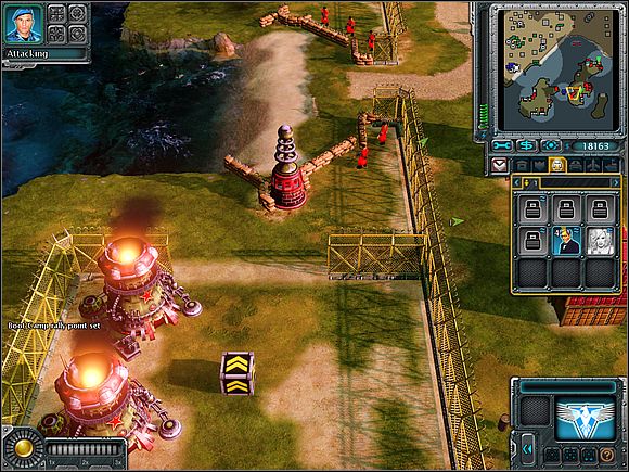 As previously - command one spy to enter the power station at the beach (standing experience box leave for Tanya), and then order Tanya to get on island and clean up - Allies - Cannes - part 1 - Allies - Command & Conquer: Red Alert 3 - Game Guide and Walkthrough