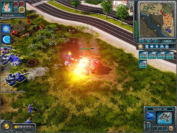 If you have previously take care of four super-reactors, the task will be much easier - without a part of its defense systems, opponent does not cause too much damage your flying machines - Allies - Heidelberg - part 2 - Allies - Command & Conquer: Red Alert 3 - Game Guide and Walkthrough