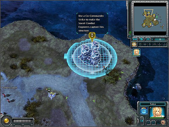The order of protection and taking over of generators is as follows - Allies - North Sea - part 2 - Allies - Command & Conquer: Red Alert 3 - Game Guide and Walkthrough
