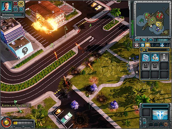 Two towers will definately bring down one airship to the ground. Set them more to fight the ground units also. - Allies - Havana - Allies - Command & Conquer: Red Alert 3 - Game Guide and Walkthrough