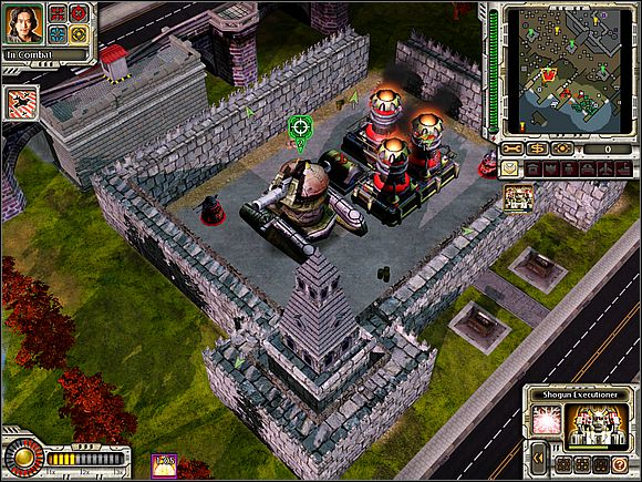 If you have a problem with the fence surrounding the guns, use the robot special ability - destructive shock wave - Empire of The Rising Sun - Odessa - Empire of The Rising Sun - Command & Conquer: Red Alert 3 - Game Guide and Walkthrough