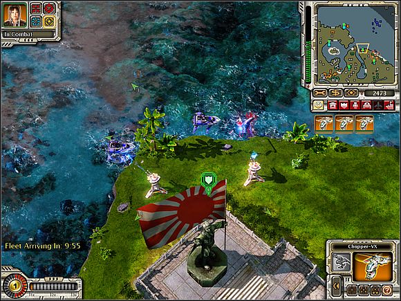 If you can, put the towers on the ground. In this way, hostile dolphins will not be able to damage them. - Empire of The Rising Sun - Pearl Harbor - part 1 - Empire of The Rising Sun - Command & Conquer: Red Alert 3 - Game Guide and Walkthrough