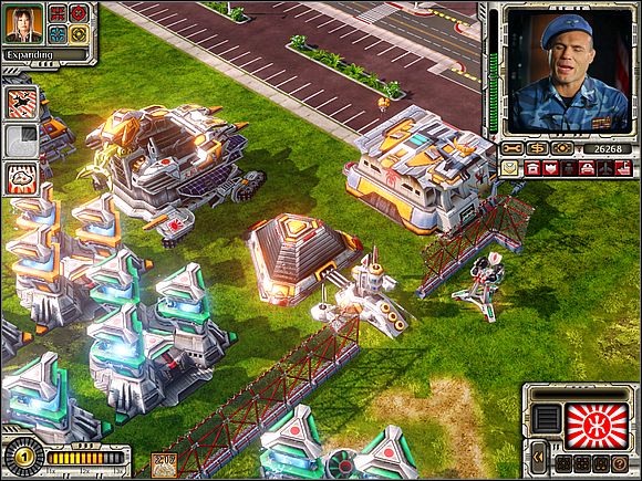 His action is to create temporary defense barrier - Empire of The Rising Sun - Pearl Harbor - part 2 - Empire of The Rising Sun - Command & Conquer: Red Alert 3 - Game Guide and Walkthrough