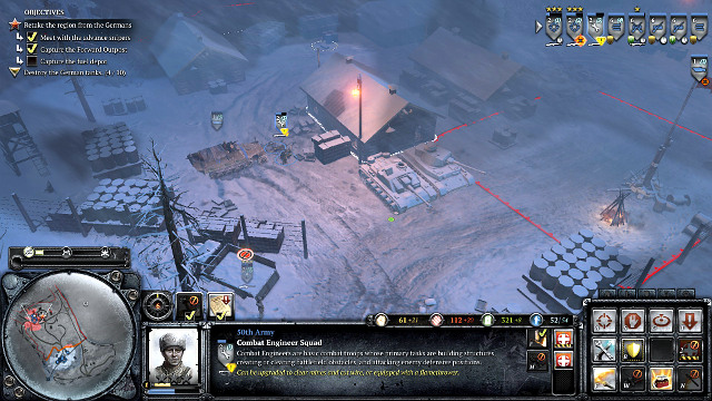 On your way, you will encounter a few more of enemy's depots but, the tactic remains unchanged up until you reach the fuel point - Mission 04 - The Miraculous Winter - The Campaign Mode - Company of Heroes 2 - Game Guide and Walkthrough