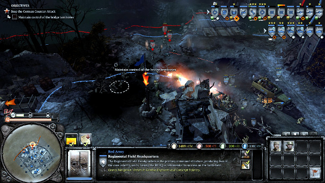 Use the AT grenades that the conscripts are equipped with, against the vehicles that manage to cut inside - Mission 05 - Stalingrad - The Campaign Mode - Company of Heroes 2 - Game Guide and Walkthrough