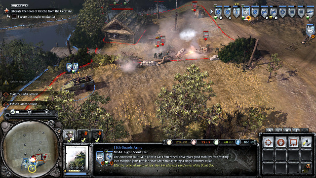 Capture the eastern key point - Mission 09 - Radio Silence - The Campaign Mode - Company of Heroes 2 - Game Guide and Walkthrough