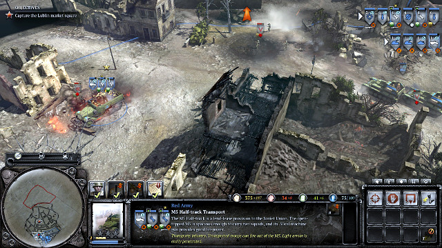 M5with two flamethrowers will be a formidable support - Mission 10 - Lublin - The Campaign Mode - Company of Heroes 2 - Game Guide and Walkthrough