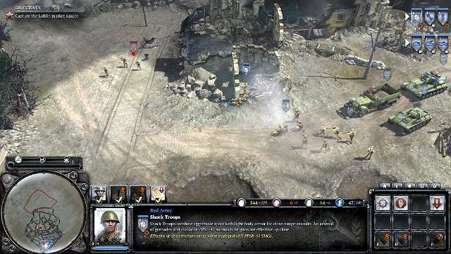 The base will be under regular attack throughout most of the mission - Mission 10 - Lublin - The Campaign Mode - Company of Heroes 2 - Game Guide and Walkthrough